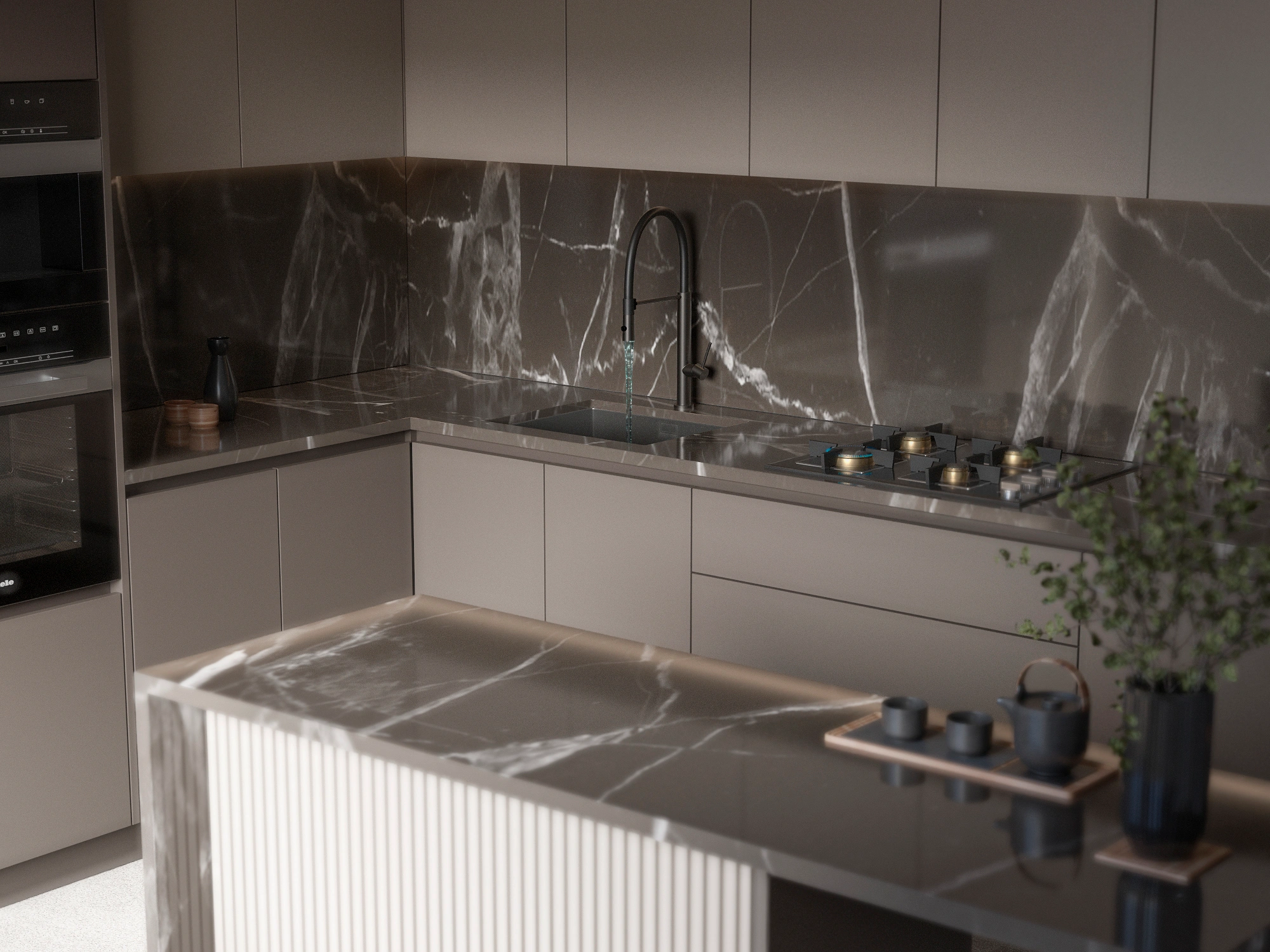 Смеситель для кухни SS-17/GM